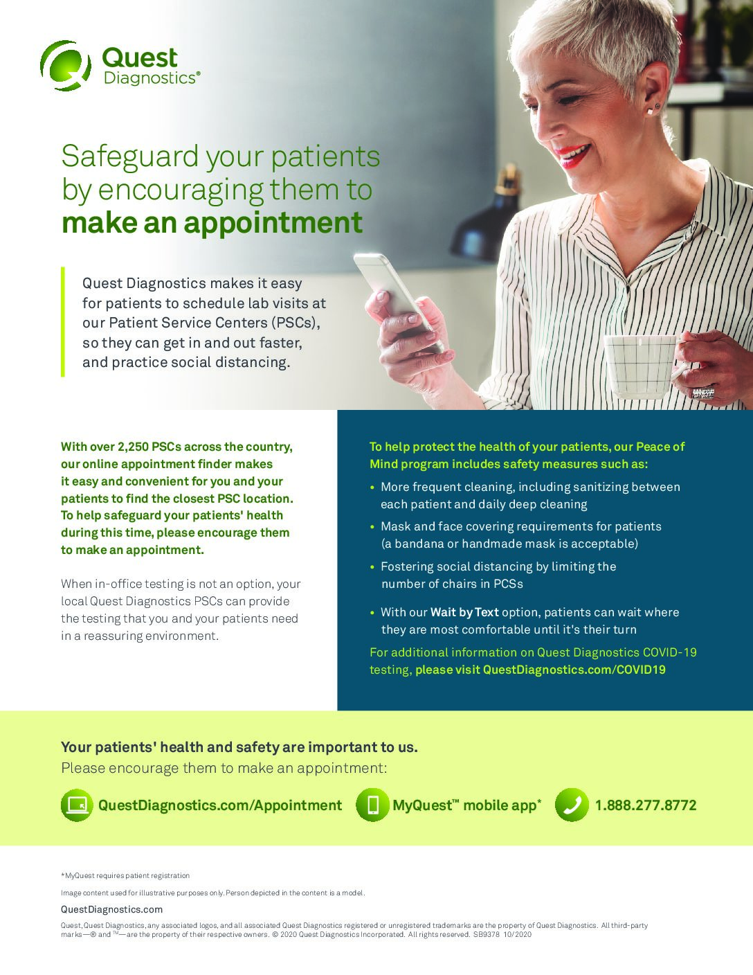make an appointment with quest diagnostics