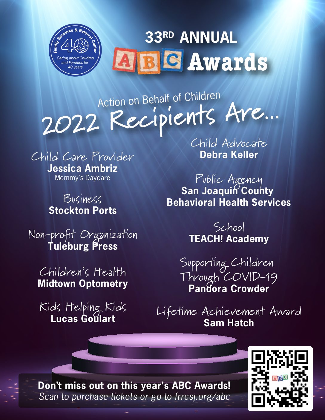 33RD ANNUAL ABC AWARDS - HPSJ/MVHP